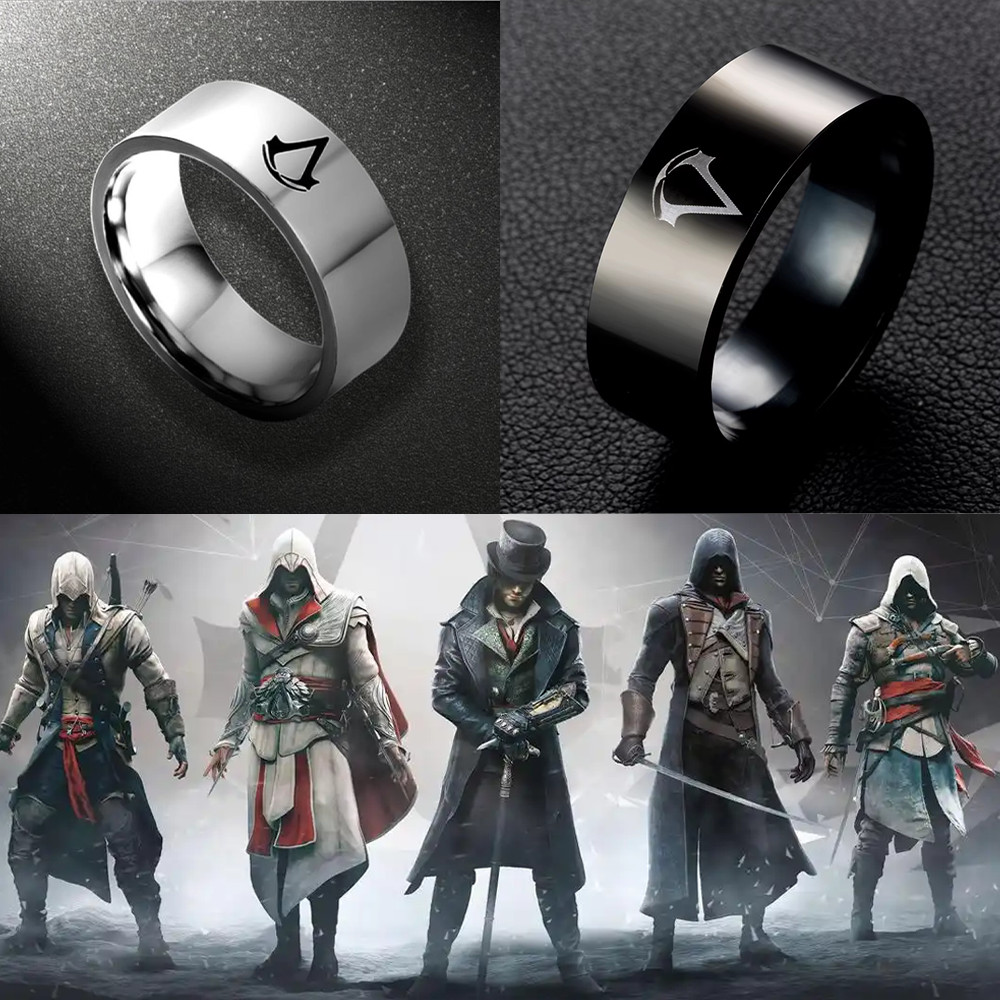 แหวน Altaïr Ibn-La’Ahad จาก Assassin’s Creed สำหรับคอสเพลย์ฮัลโลวีนและเครื่องประดับแฟชั่น