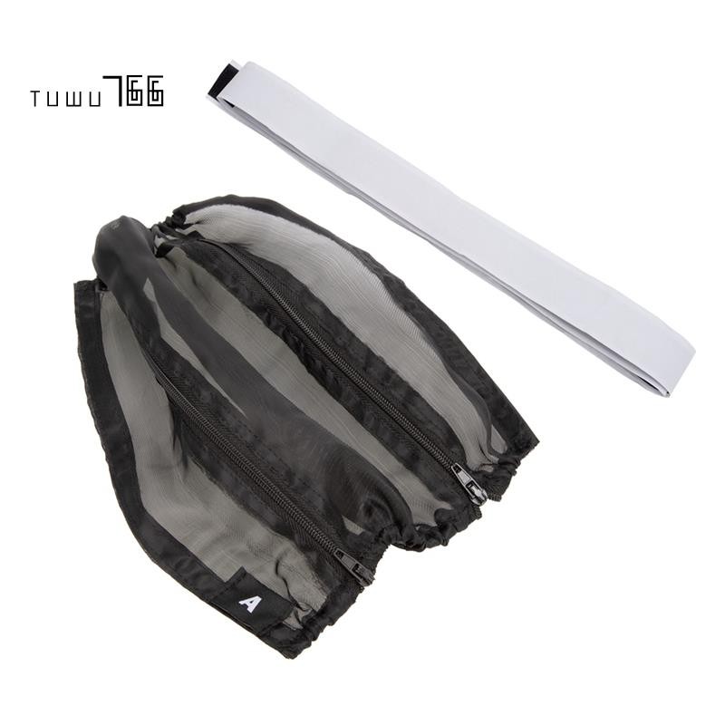 [tuwu766]Zipper-Type Nylon Mesh Cover Chassis Dust Water Proof Net Cover Protection for TT-01 TT-02 