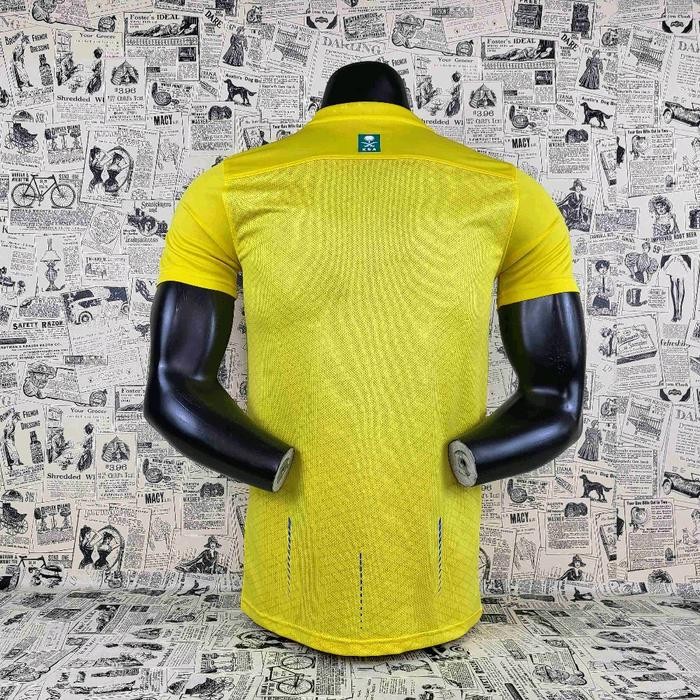 PLAYER ISSUE AL NASSR HOME FOOTBALL JERSEY 2023 2024 คุณภาพดีที่สุด