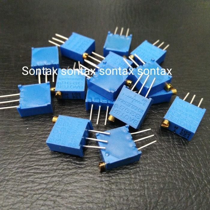 (READ DESCRIPTION!!) 100r 100 r โอห์ม 101 multiturn trimpot potentiometer trimmer