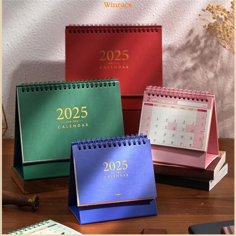 WRC 2025 ปฏิทินตั้งโต๊ะสํานักงาน 16 เดือนปฏิเสธจาก 09 2024 ถึง 12 2025 ปฏิทินตั้งโต๊ะยืน Planner สํา