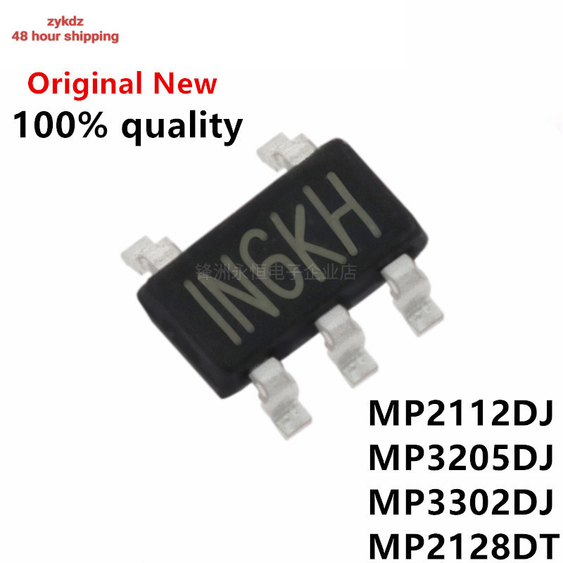 10 ชิ้น/ล็อตคุณภาพ MP3302DJ-LF-Z MP3302DJ MP3302 SOT-23-5 MP2112DJ MP3205DJ MP2128DT ใหม่เดิม