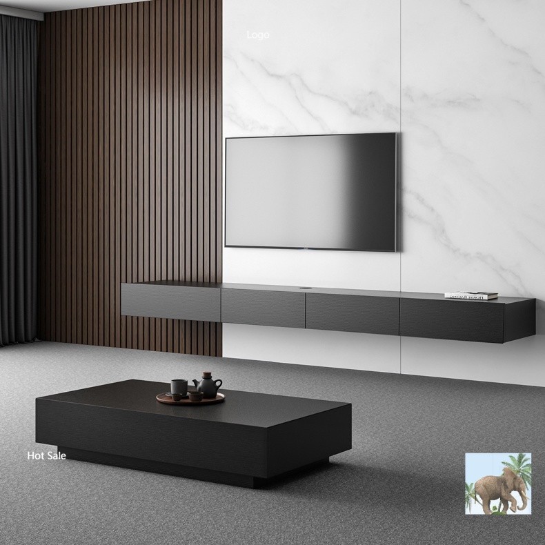 Light Luxury TV Cabinet/ Living Room Wall Mounted TV Cabinet (LOWER Cabinet) /Kabinet TV Dinding Gan