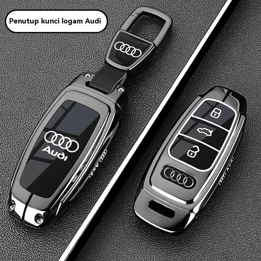 เหมาะสําหรับฝาครอบกุญแจ Audi A6L, เข้ากันได้กับ Audi A4L, A3, Q2L, Q5L, Q3, Q4, Q6, Q7, Q8, A7, A8, 