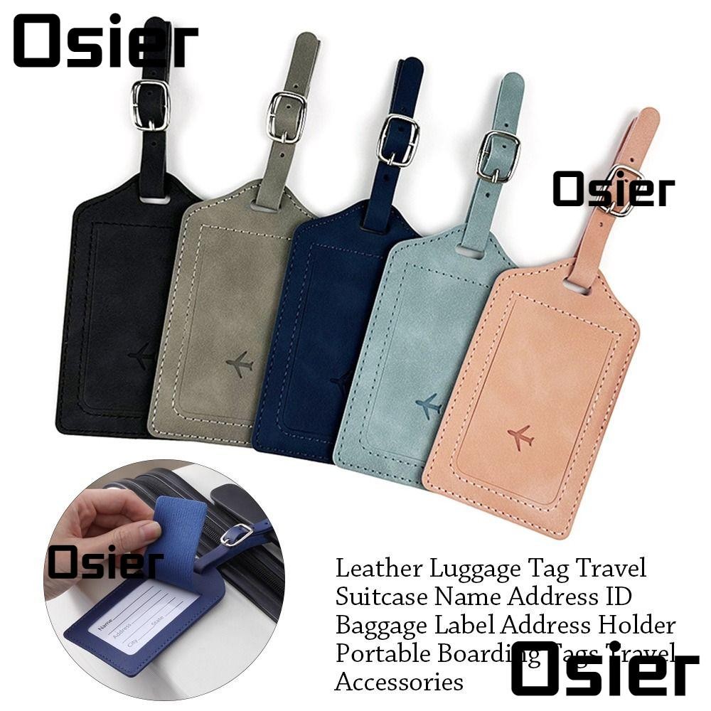 ป้ายติดกระเป๋า โอเซอร์, แท็กกระเป๋าเดินทางหนัง, ผู้ชายผู้หญิงแบบพกพาแท็กบอร์ดสากล