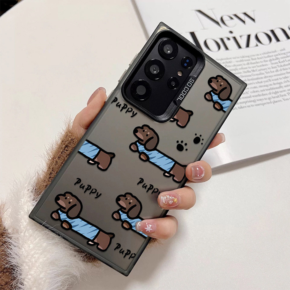Dachshund Puppy Graffiti การ์ตูนสนุกกันกระแทกเคสโทรศัพท์เหมาะสําหรับ Samsung A13 5G/A14 5G/A15 5G/A2