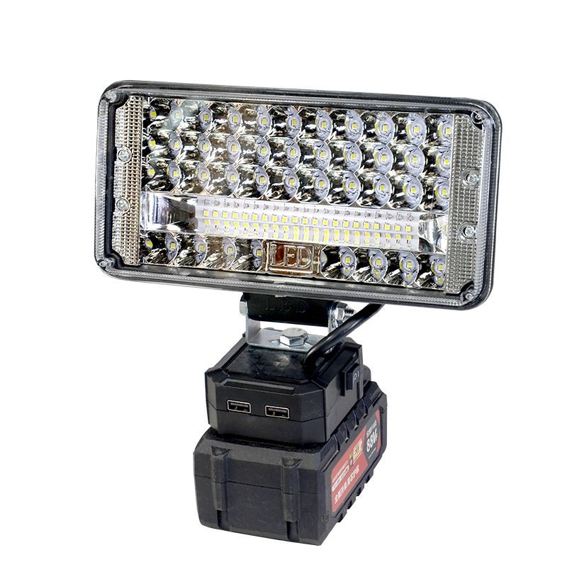 Big Makita 48VF88F ทํางานไฟ LED เครื่องมือไฟฟ้าซ่อมกลางแจ้งไฟฉุกเฉิน Da Mu Yi ฟาง 48VF88F ทํางาน nfm