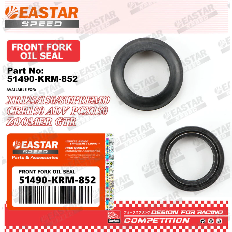 ซีลน้ํามันตะเกียบหน้า สําหรับ ซีลกันฝุ่น 51490krm852 XR125 150 Supermo CBR150 ADV PCX150 Zor GTR