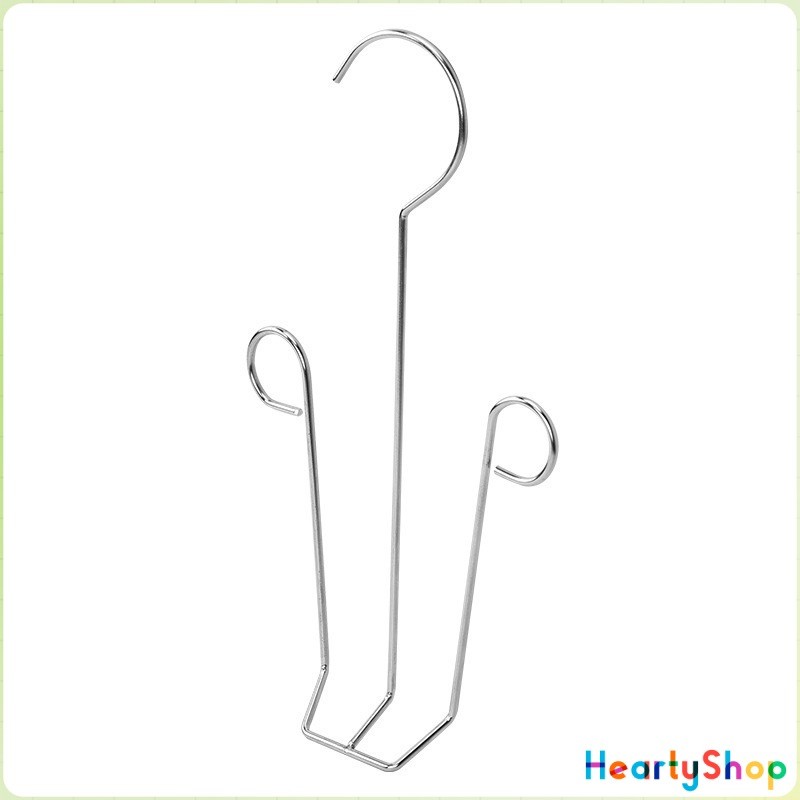 H.S 1 ชิ้น สแตนเลส ไม้แขวนรองเท้า  ที่ตากรองเท้า  สินค้าพร้อมส่งในไทย Shoe drying rack ราคา ถูกที่สุด ดีลบีเคเค แกลเลอรีภาพที่ 9