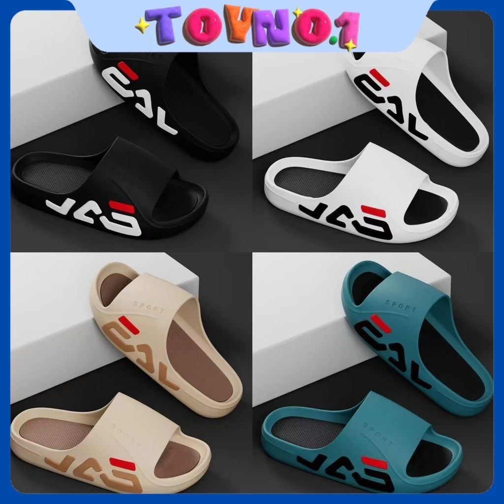 ToyNo.1🧸พร้อมส่ง🧸"LT-2222" รองเท้าแตะแบบสวม สไตล์เกาหลี ดีเทลด้านข้างปั้มลายอักษร แฟชั่นทันสมัย เข้ากับทุกการแต่งกาย