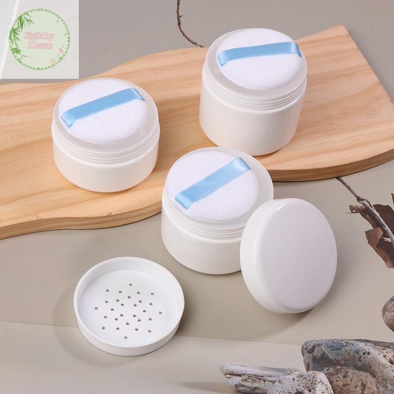BigBabyHouse 200/250/300g Loose Case Loose Setting Honey Dispenser Toner Empty Case With Puff Sifter Lid TH