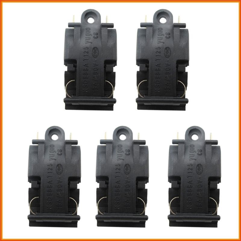 Topsky 5 Pack หม้อไอน้ําเทอร์โมสวิทช์ 16A กาต้มน้ําไฟฟ้า Thermostat สวิทช์ Terminal เครื่องใช้ในครัวพลาสติก Ma