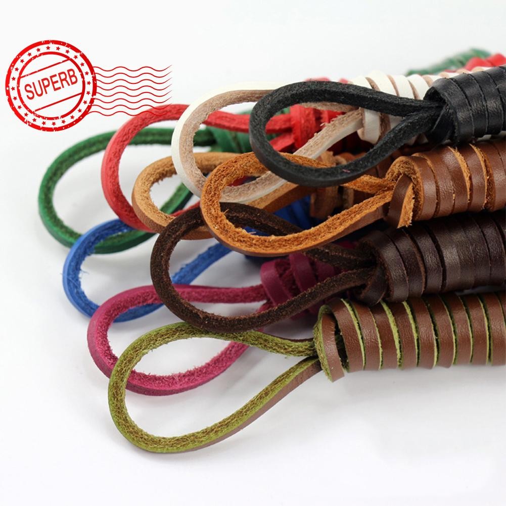 idud Long 120cm Leather Rawhide Shoestrings R4u4