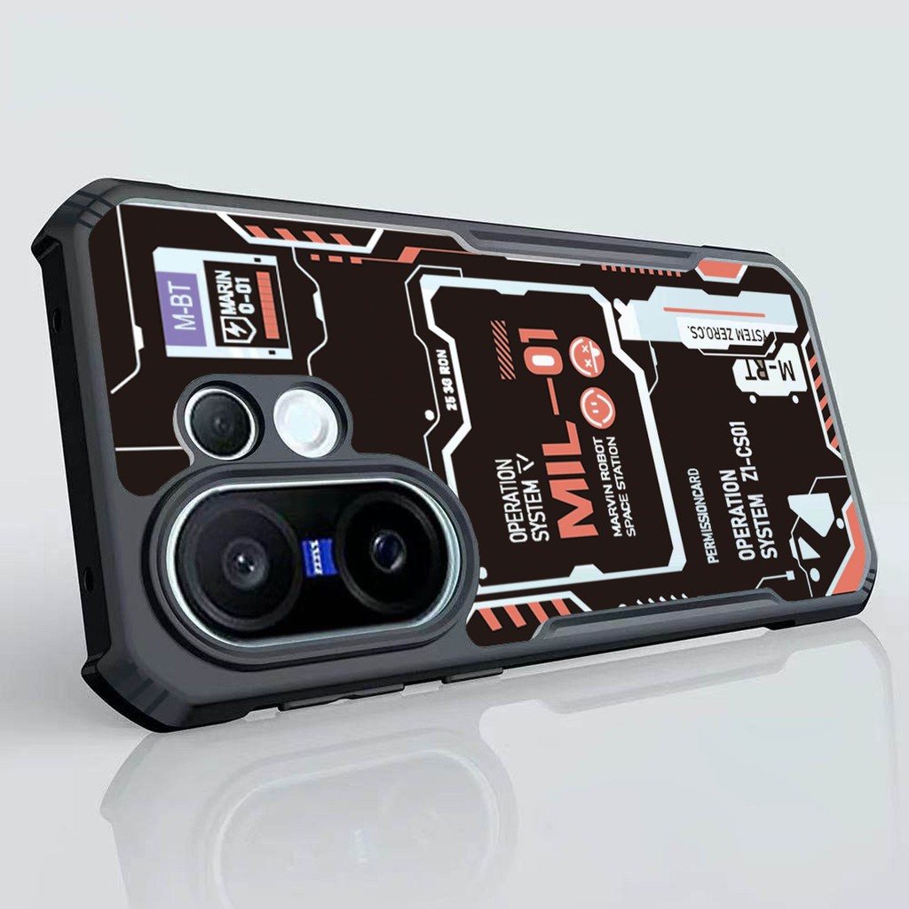 เคสโทรศัพท์สําหรับVivo V60 V50 V40 V50e V40e V50 Lite V40 Lite V40 Pro 4G 5GกรณีAnti-Dropอะคริลิคโทรศัพท์เต็มฝาครอบป้องกันE01-E08