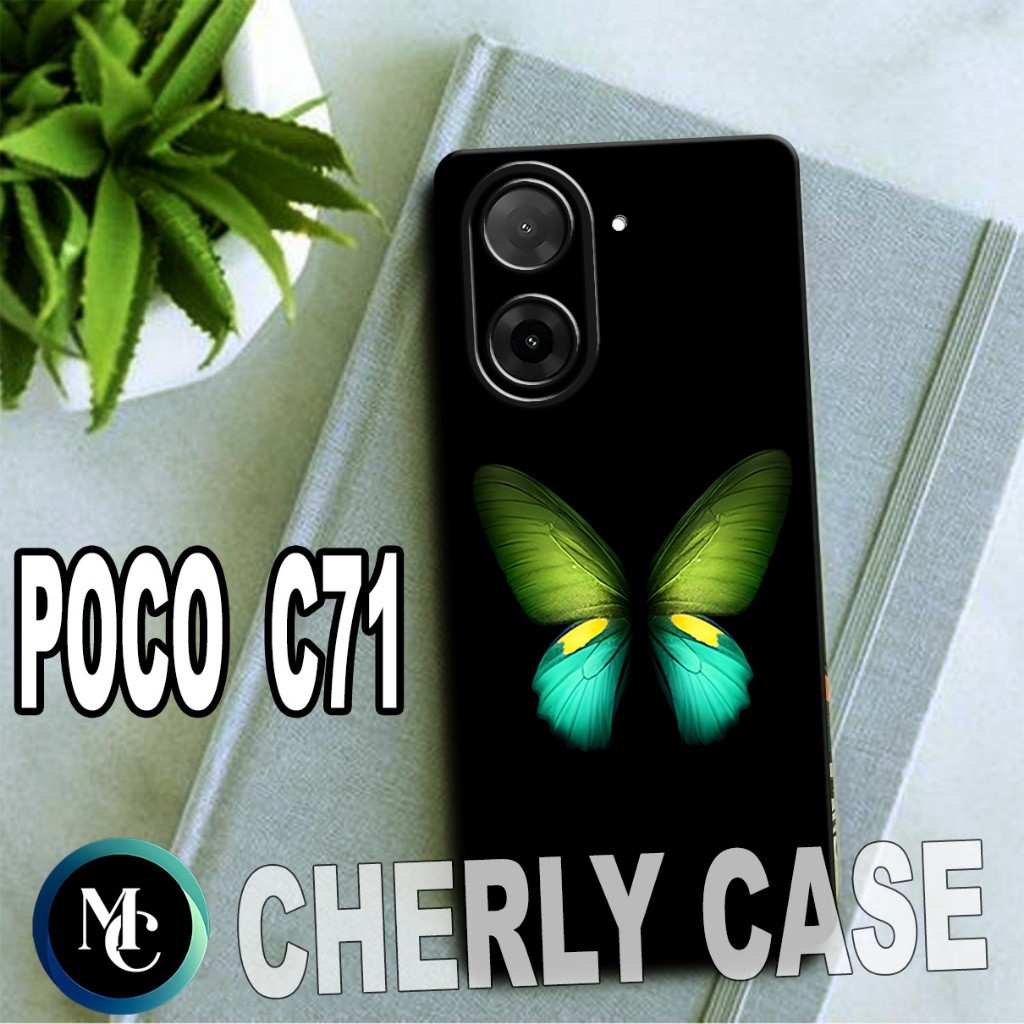 เคสยางสําหรับ POCO C71/CC18/GIRLS Motif/ POCO C71 case/ POCO C71 Casing/silicone/softcase