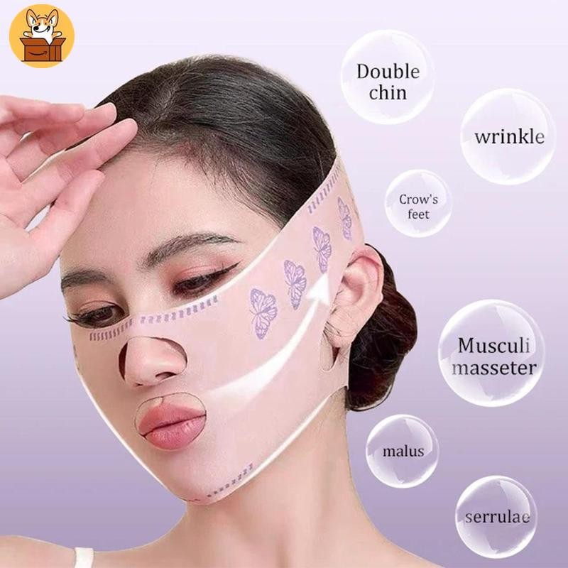 Am-azBreathable V Face Band Cheek Lift Up Face Mask Face V Shaped Face Lifting Mask เครื่องมือบํารุง