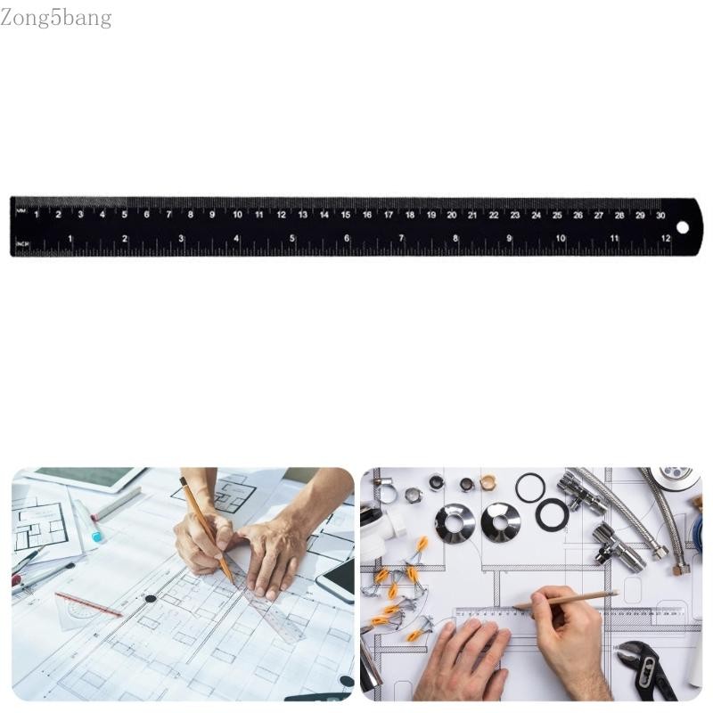 Zong Metal Ruler Precisions ช่างเทคนิคไม้บรรทัดสําหรับร่างผู้ที่ชื่นชอบงานฝีมือ