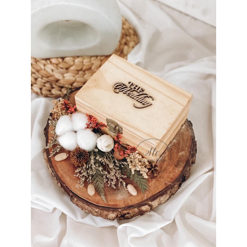 CLEARENCE JEWELRY BOX CODE 14/ GLASS TERRARIUM/ RING BOX/ RING BOX/ DOWRY