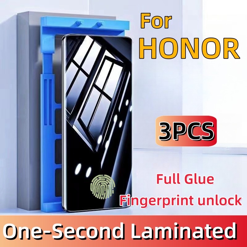 3 ชิ้น HD ฟิล์มสําหรับ Honor Magic 7 6 Pro 5 4 3 Honor 300 200 100 90 80 SE 70 60 Pro ป้องกันหน้าจอป้องกันพร้อมชุด, ไม่ใช่กระจกนิรภัย