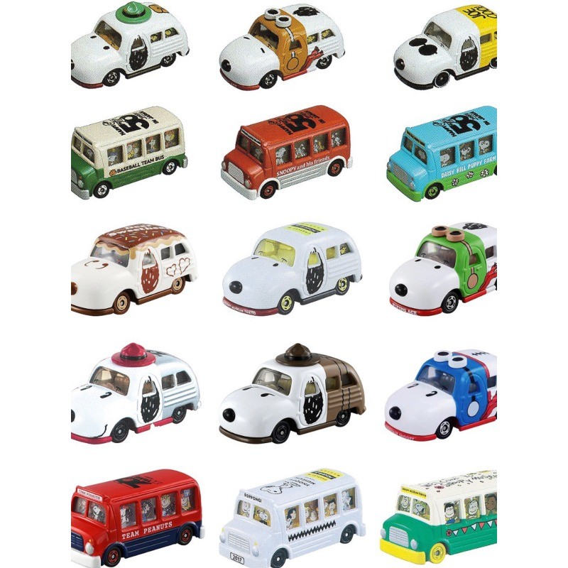 ✨Domeka 50/70th Anniversary Snoopy Pilot Alloy Car School Bus Toy Model