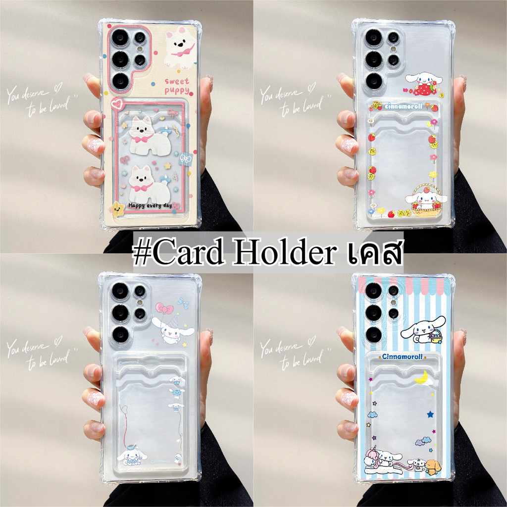 Card Holder เคส for Samsung A56 5G A16 A06 A55 A05 A05S A54 A26 5G A36 A15 A35 A12 A34 A14 S24 A52 A