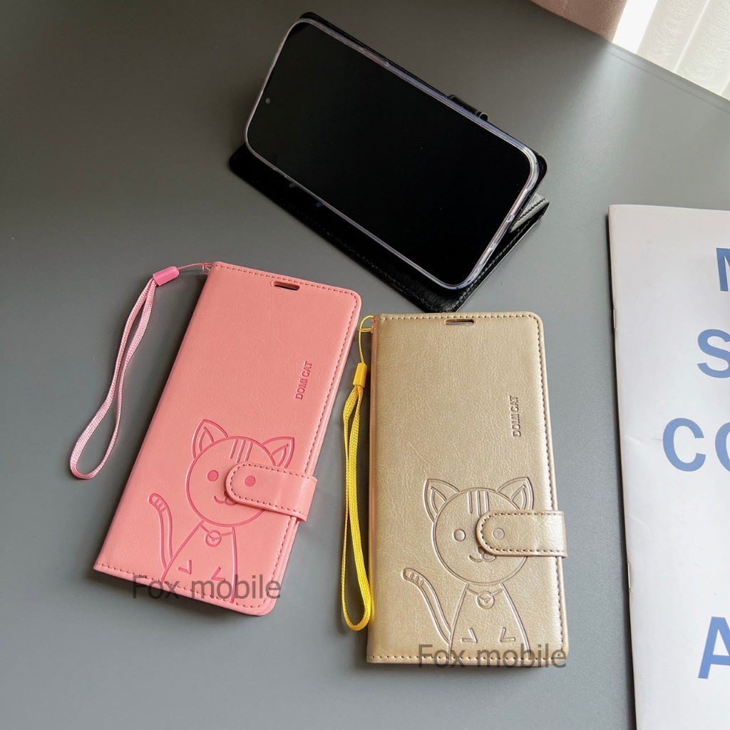 เคสฝาพับหนัง ตั้งได้ สำหรับ SAMSUNG A17 5G/A07 5G A06 A16 A26 A36 A56 A55 A15 A25 A05 A05S รุ่นใหม่ ใส่บัดได้  Domicat - รูปที่ 3