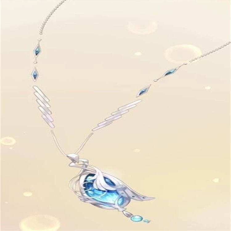 สร้อยคอมรกิมณี Lapiz Lazuli สไตล์จากเรื่อง Lovebrush Chronicles