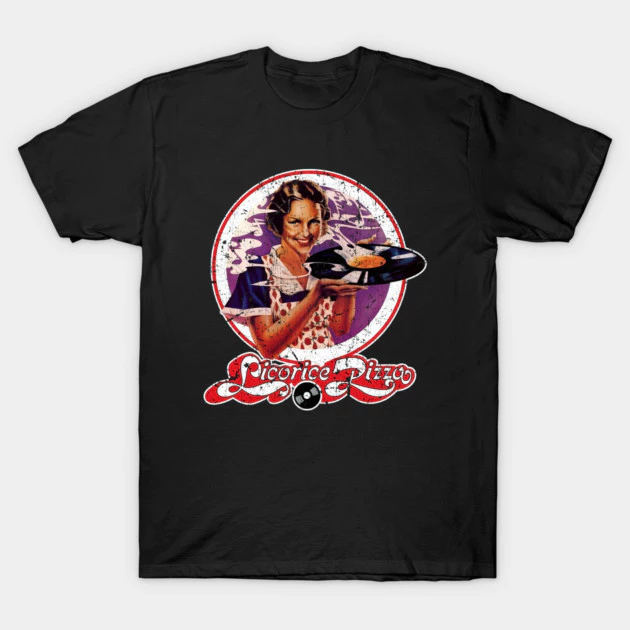 เสื้อยืด Vintage Licorice Pizza Record