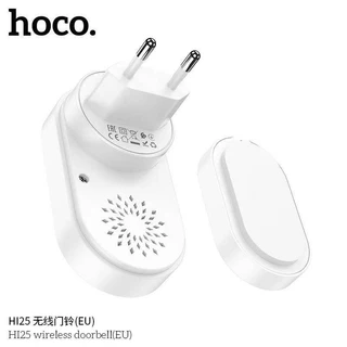 Hoco HI25 HI26 กริ่งไร้สาย ไม่ใช้ถ่าน ไม่ต้องเดินสายไฟ ระยะ 150 เมตร 60 ริงโทน ออดประตู hc6