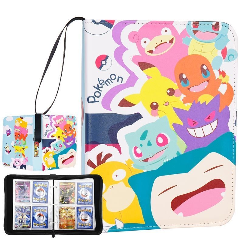 PTCG Pokémon Card Book Collection Book Sudoku Card Collection Book Card Bag Card Storage Book Zipper