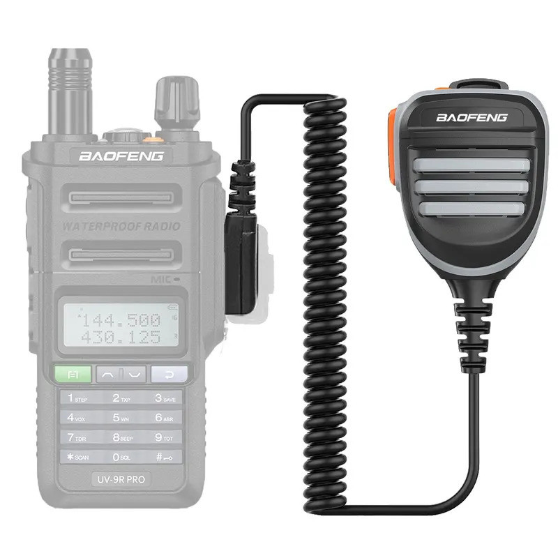 กันน้ําไหล่ลําโพงไมโครโฟนสําหรับ Baofeng UV-XR UV-9R PLUS/Pro BF-9700 A-58 Walkie talkie Baofeng UV-