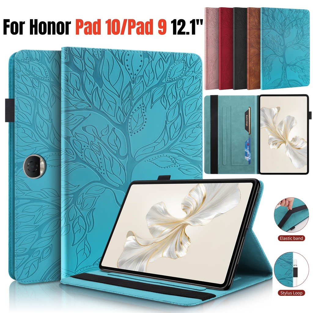 สําหรับ Honor Pad 9 10 12.1 นิ้ว HEY2-W09 คุณภาพสูง PU หนัง Honor Pad9 Pad10 แท็บเล็ต 9 Tablet9 12.1