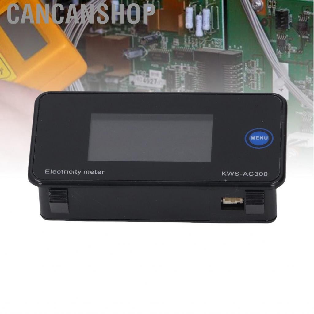 Cancanshop-th Electricity Meter AC50-300V 0-100A 0-30KW Multifunctional Voltage Current Power Energy