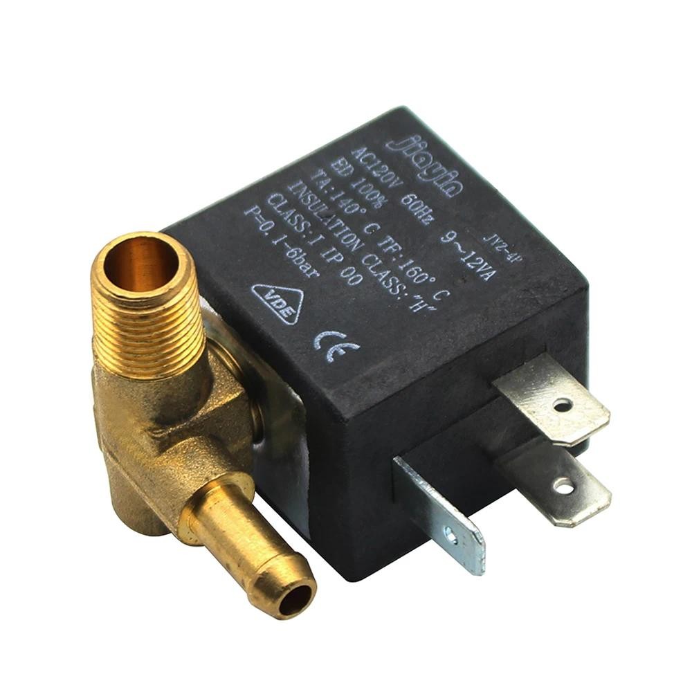 Jiayin JYZ-4P 3 มม.2/2 Way AC 120V 230V G1/8 ทองเหลือง Steam Air Water Coil Solenoid วาล์วสําหรับ Ph