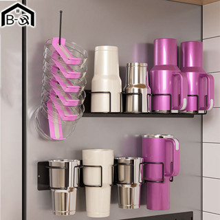 BHQ ที่วางแก้วแม่เหล็ก ติดผนัง ออแกไนเซอร์ครัว เก็บถ้วยเป็นร…