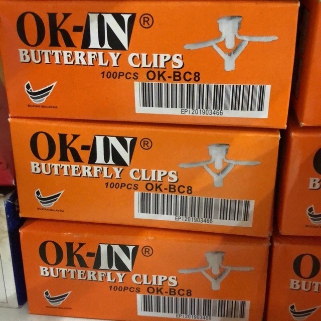 OK-IN ไนลอนผีเสื้อปลั๊กผนังสําหรับ Hollow Partition Wall เพดานพลาสเตอร์สกรูปลั๊ก Fastener Anchor Bol