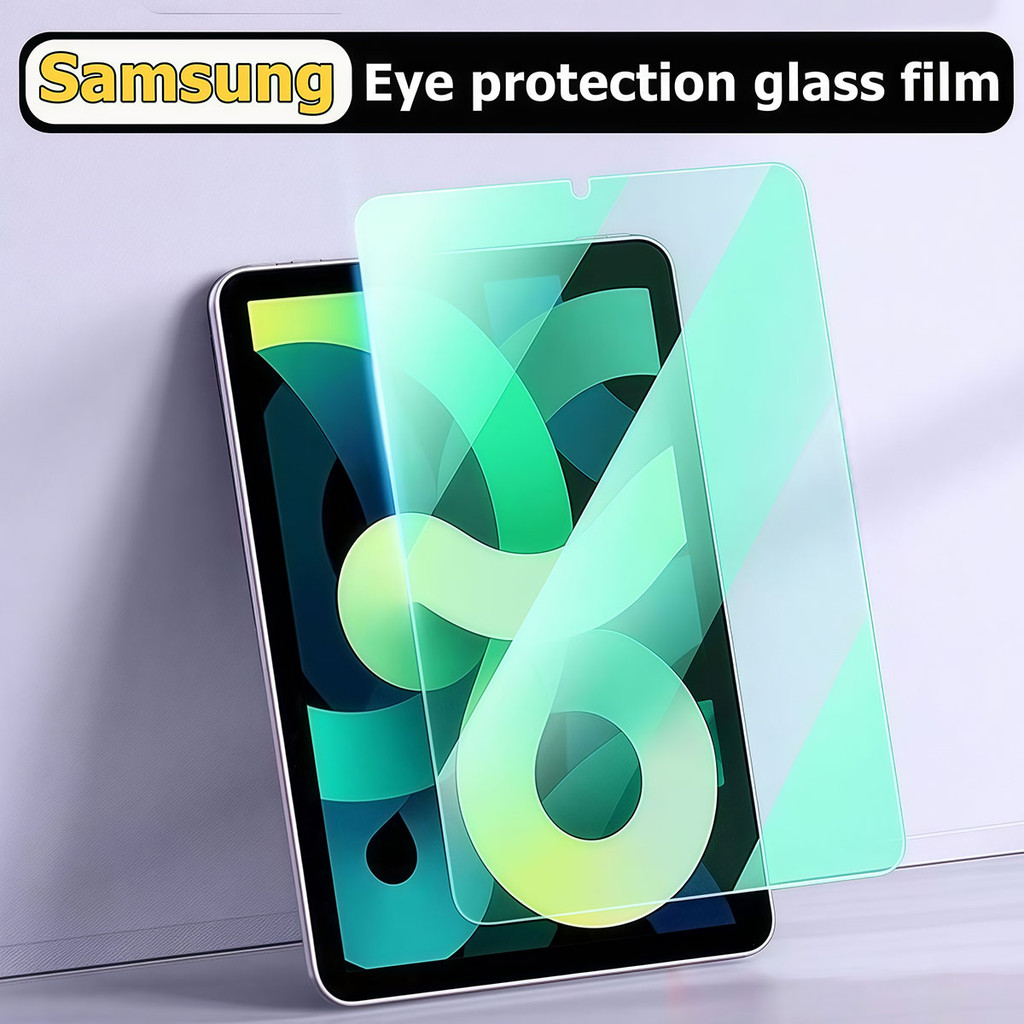 ปกป้องดวงตา ฟิล์มกระจก Samsung Galaxy Tab S7 S8 S9 S7+ S8+ S9+ S9FE S9FE+ A9 A9+ S6Lite S10fe+ A7 A7lite Samsung แบบถนอมสายตา ตัดแสงสีฟ้า