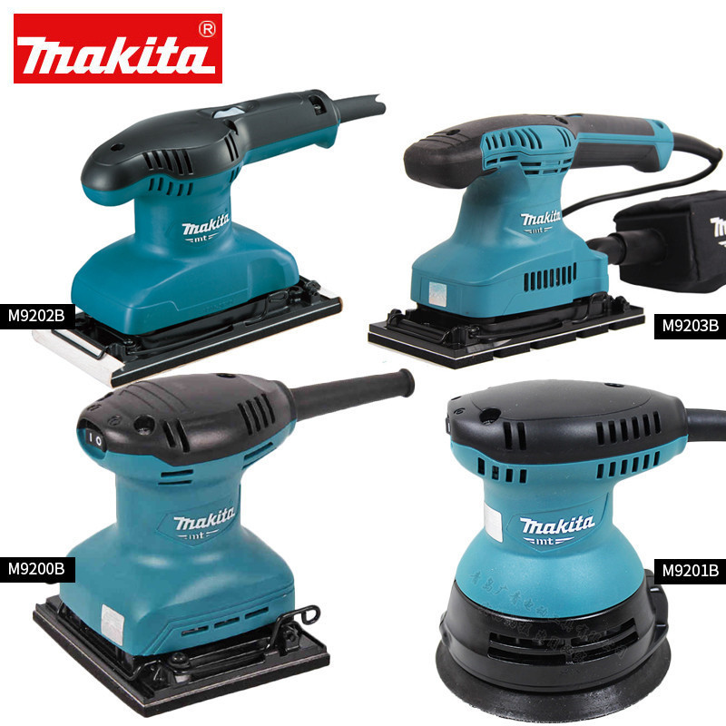 牧田M9200B木工砂纸机M9202B木材打磨M9204B抛光震动砂光机M9203B