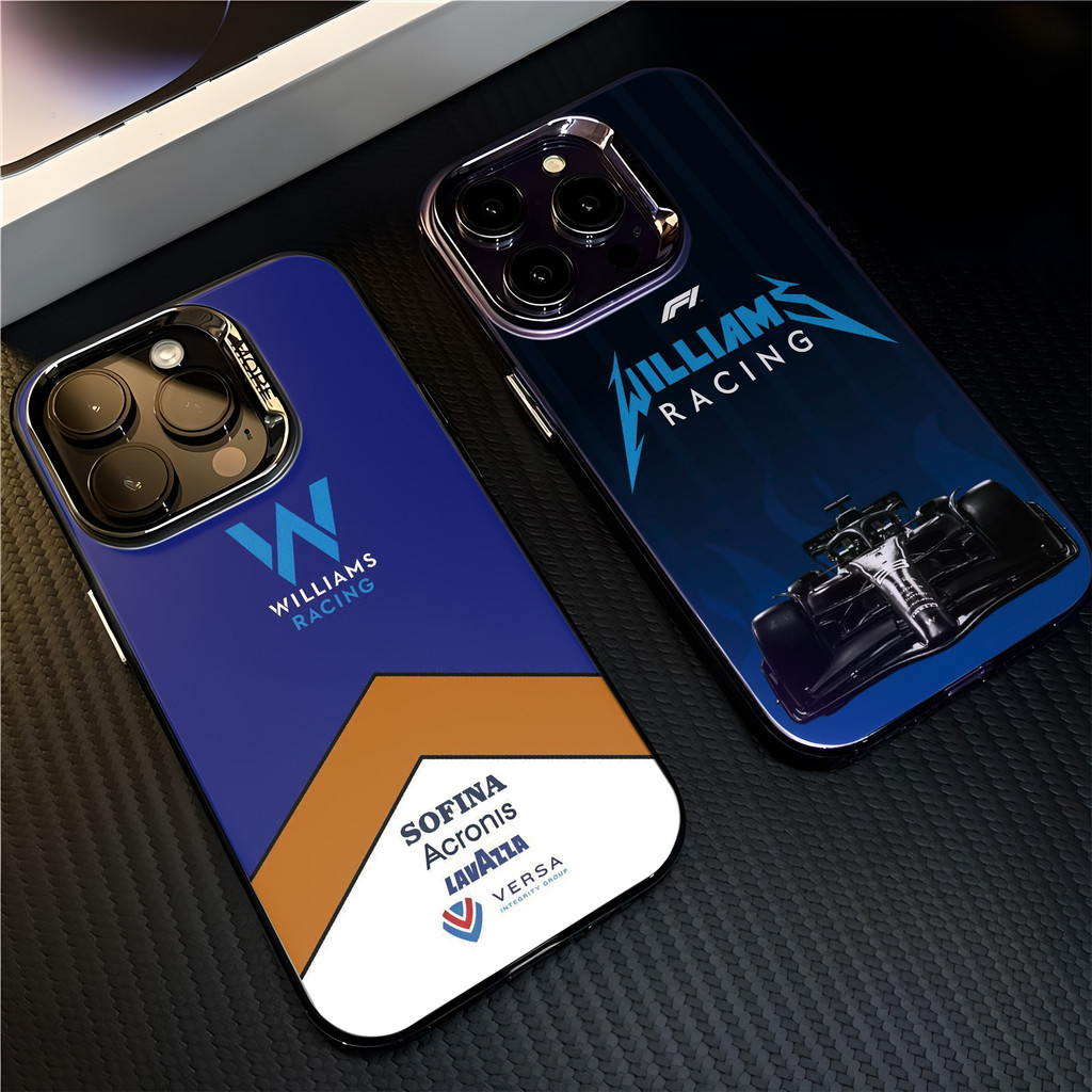 F1 เคสสําหรับiPhone 16 Pro Max 15 14 XR 13 11 12 Pro Max 8 7 6 6S Plus X Xs Max Se 2020 13 12 11 แฟชั่นชุบโลหะCool Creativeแบรนด์อินเทรนด์เคสซิลิโคนอ่อนนุ่ม
