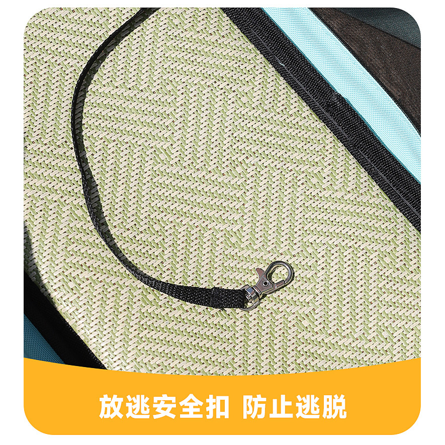 กระเป๋าแมว Outing แบบพกพาระบายอากาศ Breathable Scratch-Resistant Bite-Resistant ปรับกระเป๋าสะพายแบบพกพาสุนัข T - รูปที่ 3