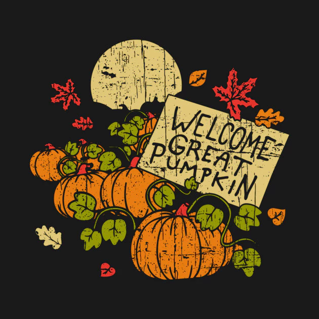 เสื้อยืด Vintage Great Pumpkin แขนสั้น thumbnail 9