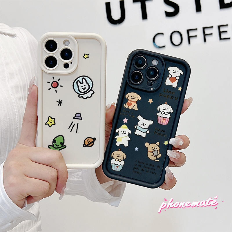 จัดส่งจากประเทศไทย มนุษย์ต่างดาวและกระต่ายอวกาศ for Samsung A55 5G A54 5G A53 5G  A15(4G 5G)