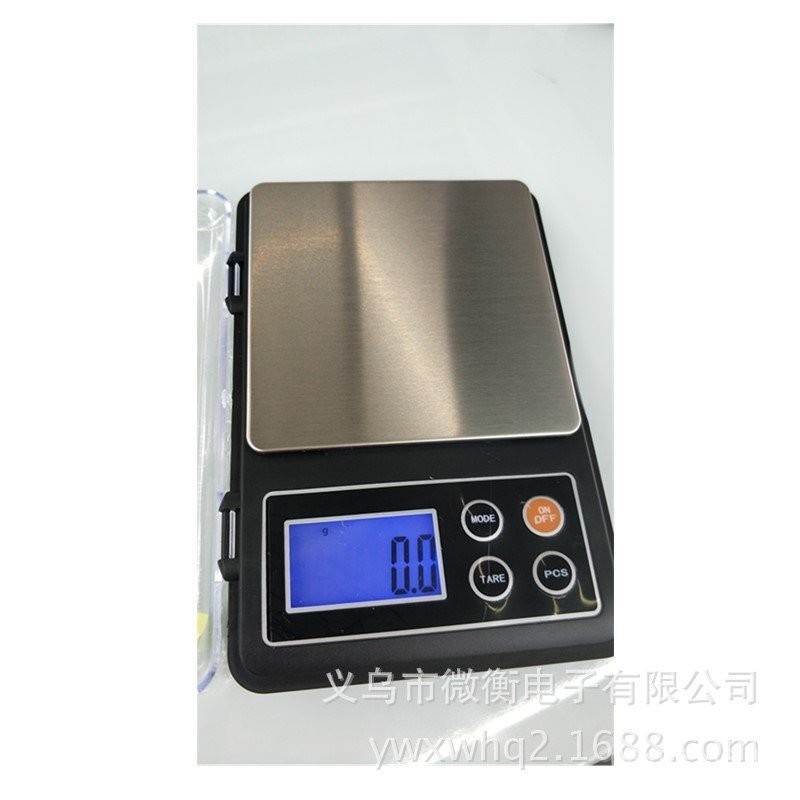 18 ปี 2,000g/0.1g One Piece Palm Scale Pocket Scale STB New Style Jewelry Scale English LJXO
