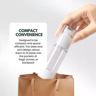 ขวดปั๊มสูญญากาศ ขวดใส่ครีม ขวดเปล่า 30/50/100 ml ใช้สำหรับแบ่งบรรจุเครื่องสำอาง BPA Free เครื่องสำอางสำหรับเดินทาง พร้อมส่ง
