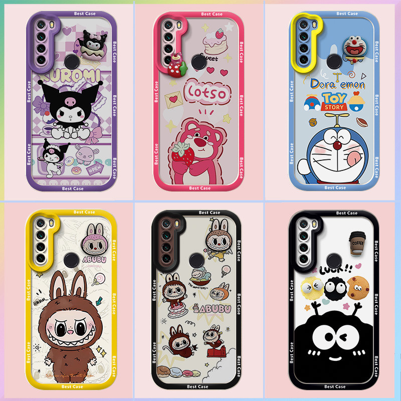 เคส Realme 5 Pro เคส Realme 5 เคส Realme 5i เคส Realme 6i เคส ใช้งานร่วมกับ 3D Doll Cool การ์ตูน Kuromi น่ารักนุ่มเคสโทรศัพท์ YQ-GZJT