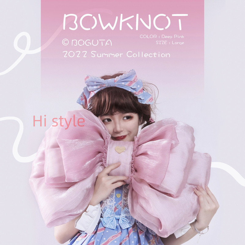 Boguta Gauze Bow Backpack กระเป๋าโลลิต้า