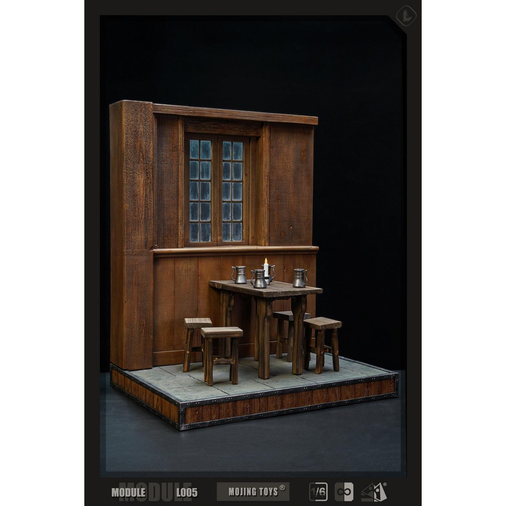 [Collection Boutique] Ready Stock mOjingToys Mold Mirror Studio 1/6 Leap Horse Inn L005 Module Scene
