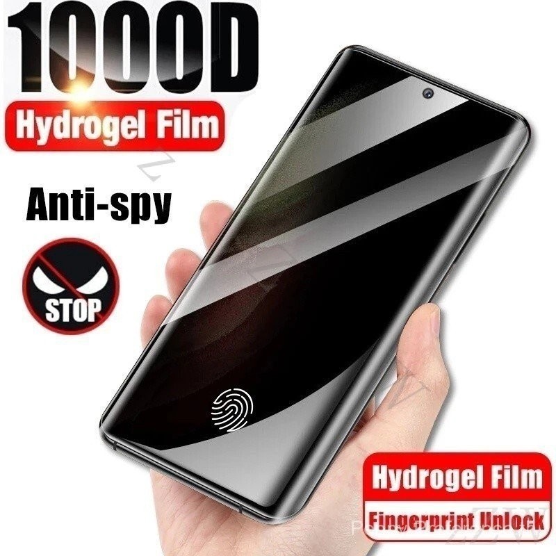 คลุมทั้งหมด Anti-Spy Hydrogel ฟิล์มลายนิ้วมือปลดล็อคสําหรับ Google Pixel 6A 7A 6 7 8 Pro Soft Privacy Screen Protector ไม่ใช่แก้ว