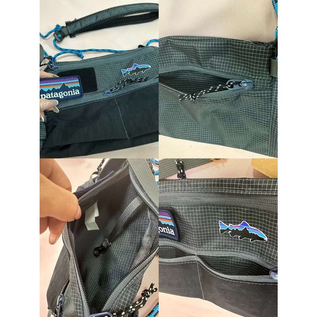 กระเป๋าสะพายข้าง Patagonia กระเป๋าสะพายผ้าไนลอนน้ําหนักเบา
