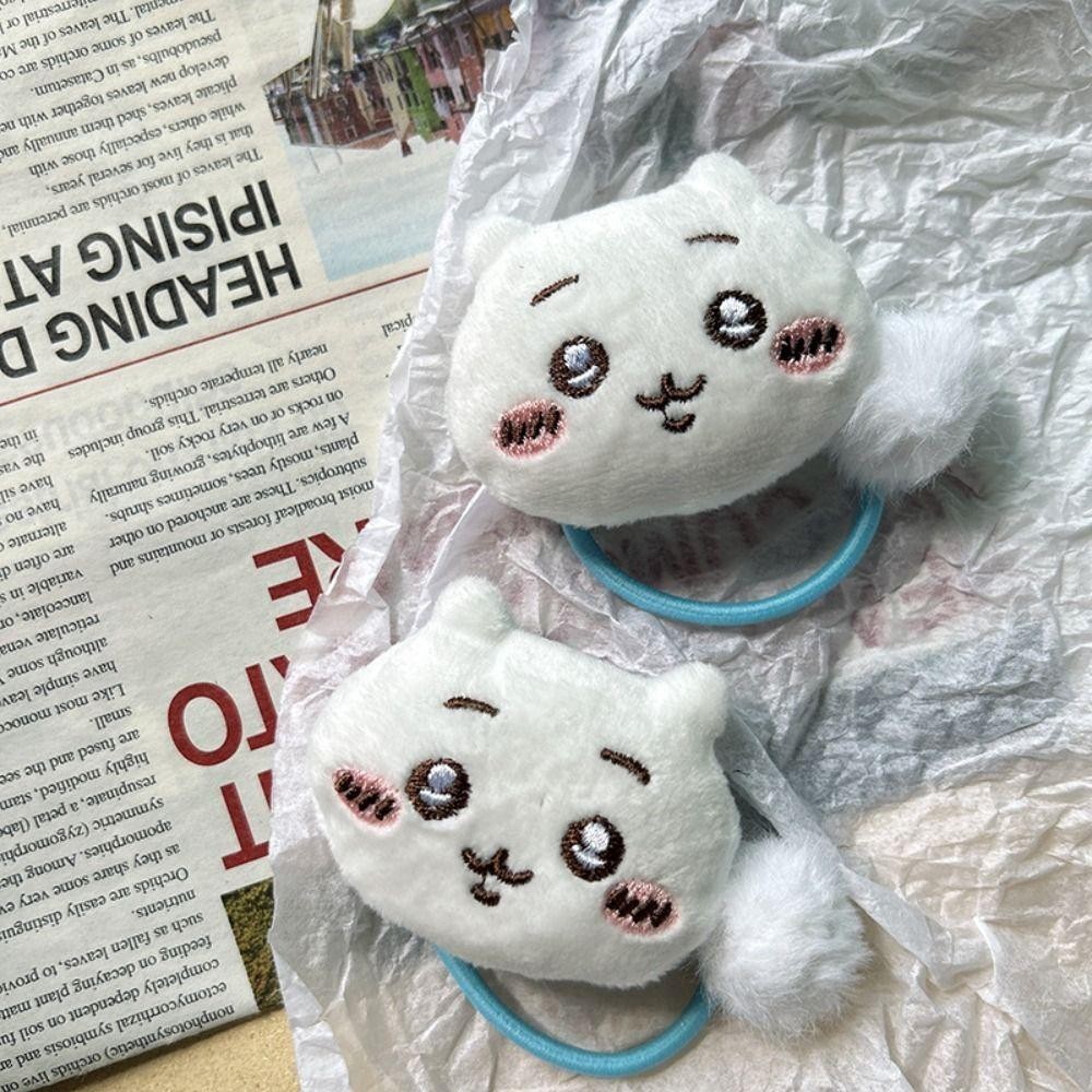 Oceanmap Hachiware ยางรัด, ตุ๊กตาหวานอะนิเมะ Chiikawa ผม Tie, แฟชั่นการ์ตูนยืดหยุ่น Kawaii Usagi เชือกผมหางม้า Band